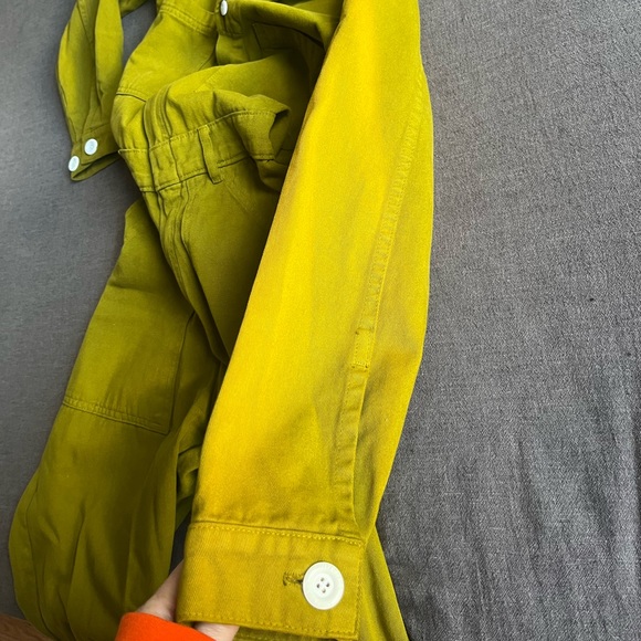 Big Bud Press Long Sleeve Jumpsuit - Yellow - XS - Picture 5 of 5